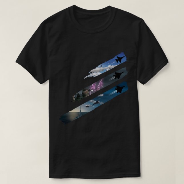 Ace Combat Ace Combat 7_ Three Strikes_ T-Shirt (Design Front)