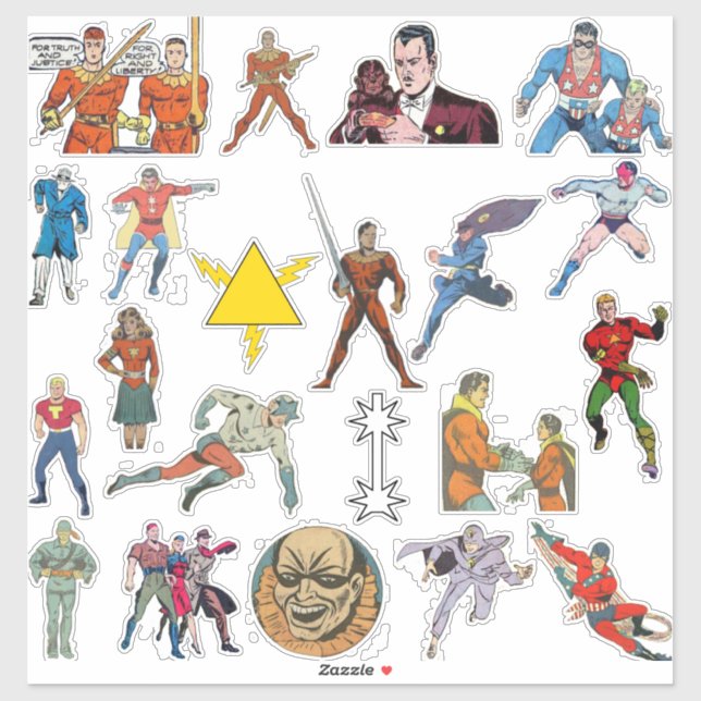Ace Comics Vinyl Sticker Set (Sheet)
