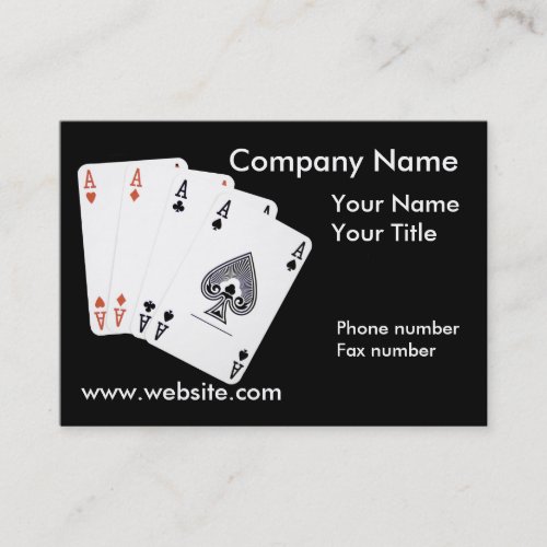 Ace Company Business Card