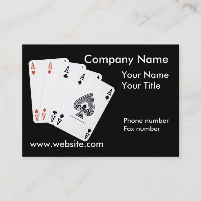 Ace Company Business Card (Front)