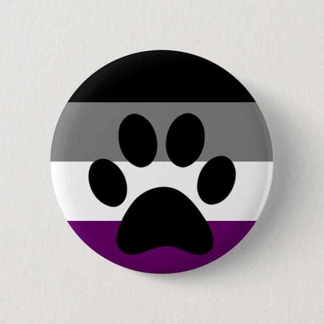 Ace furry pinback button (Front)