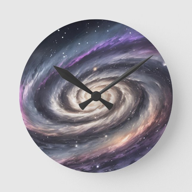Ace galaxy - round clock (Front)