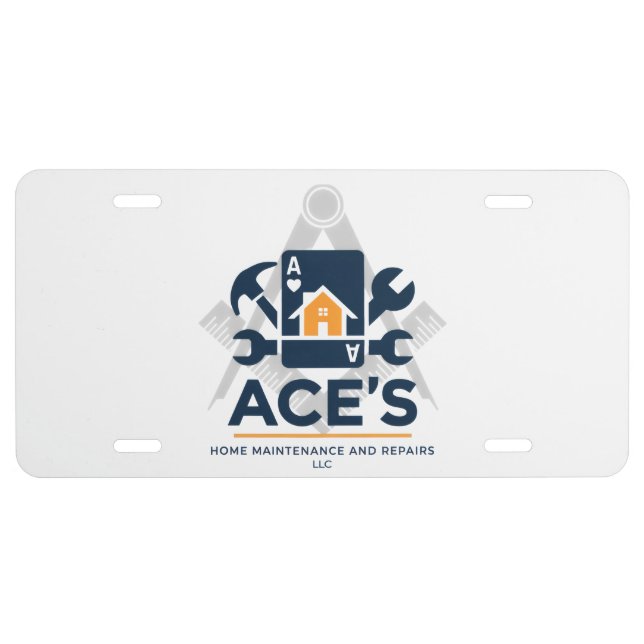 Ace Handyman License Plate (Front)