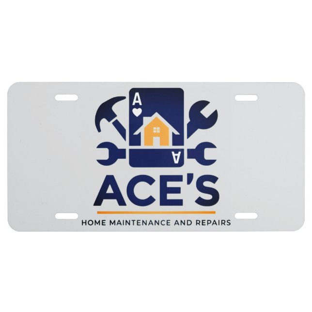 Ace Handyman License Plate (Front)