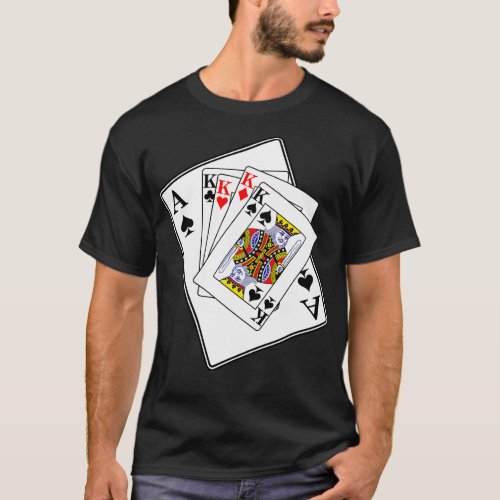 Ace High 4 Kings X T_Shirt