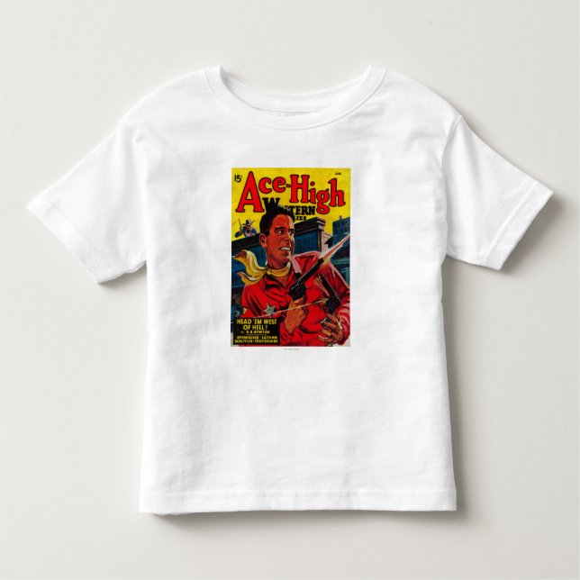 Ace High Magazine Cover 3 Toddler T-shirt (Front)