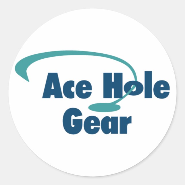 Ace Hole Gear Sticker (Front)