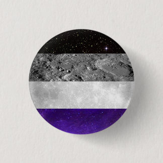 Ace in Space- Ace Pride Flag/ Asexual/ Space Button