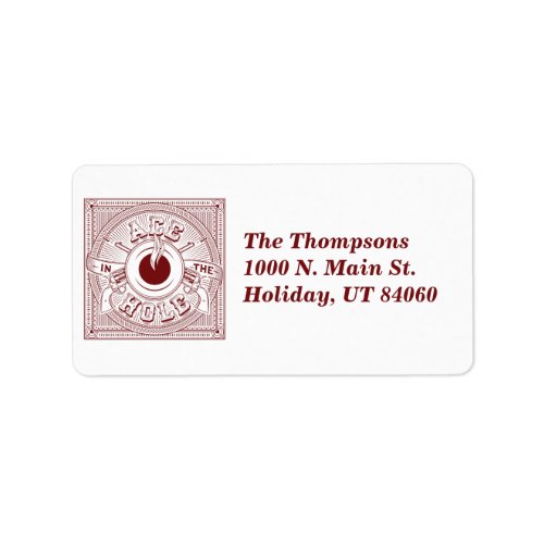 Ace in the Hole Return Address Labels