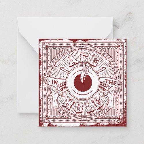 Ace in the Hole Stationery Note Card