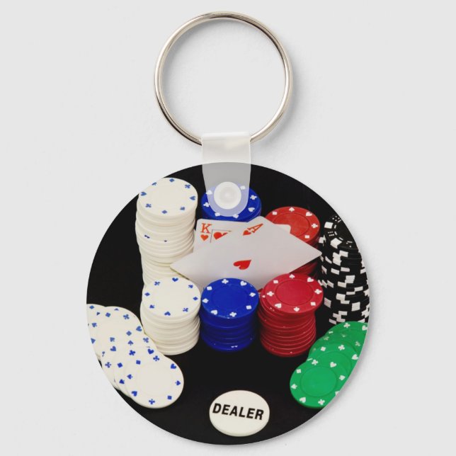 Ace King Keychain (Front)