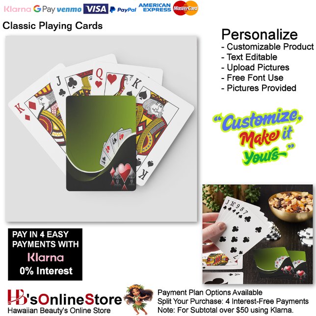 Ace of All Trades Playing Cards Green Background (Ace of All Trades Playing Cards Green Background.)