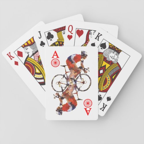 Ace of Bikes Playing Cards