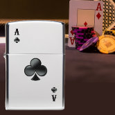 Zippo Custom Design Lighter Las Vegas Aces High Polish 