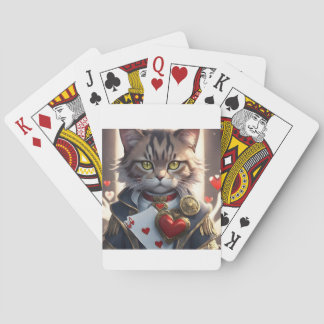 Ace of Hearts Cat Poker Cards