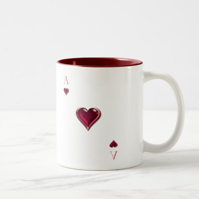 Ace of Hearts Coffee Cup (Right)