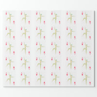 Vintage Harlequin Horse Christmas Gift Wrapping Paper - The