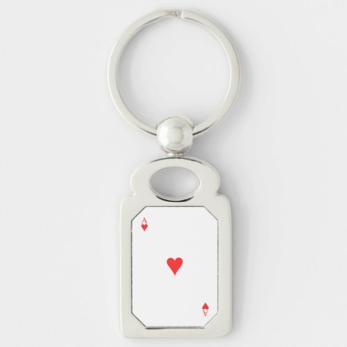 Ace of Hearts Keychain