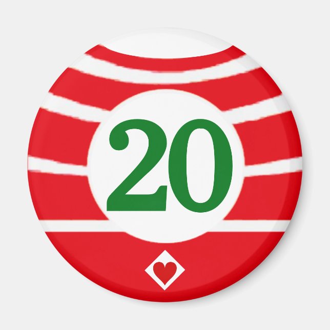 ACE OF HEARTS MAGNET (Front)