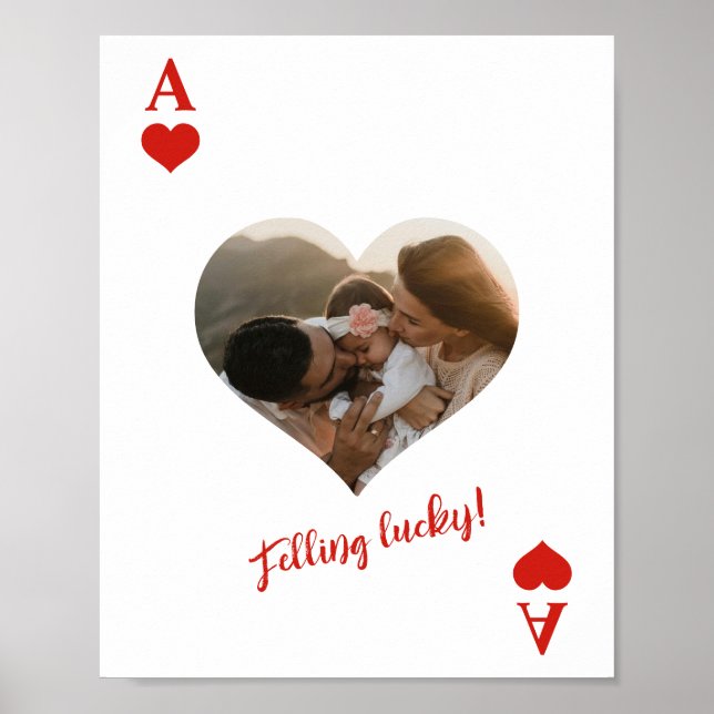 Ace of Hearts Photo Poster (Front)
