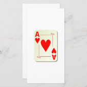 Ace of Hearts Playing Card (Front/Back)