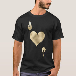 Ace Of Hearts  Playing Card Halloween Costume T-Shirt