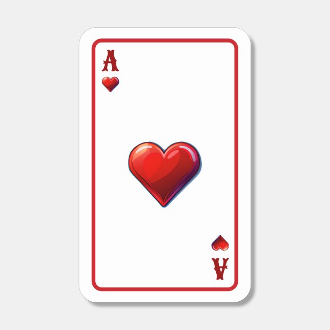 Ace of Hearts Playing Card Matchboxes | Zazzle
