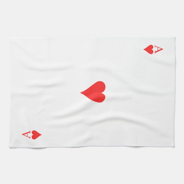 Ace of Hearts Towel (Horizontal)