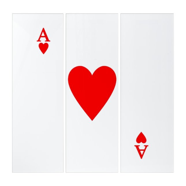 Ace of Hearts Triptych (Front)