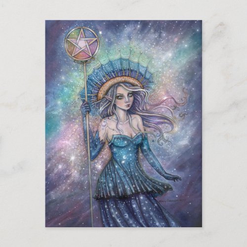 Ace of Pentacles Tarot Art by Molly Harrison Postcard