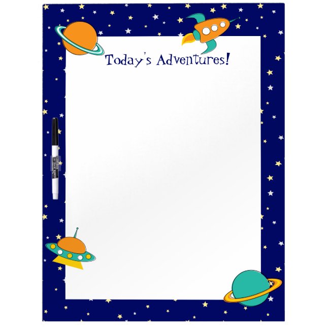 Ace of Space Large Dry Erase Board (Front)