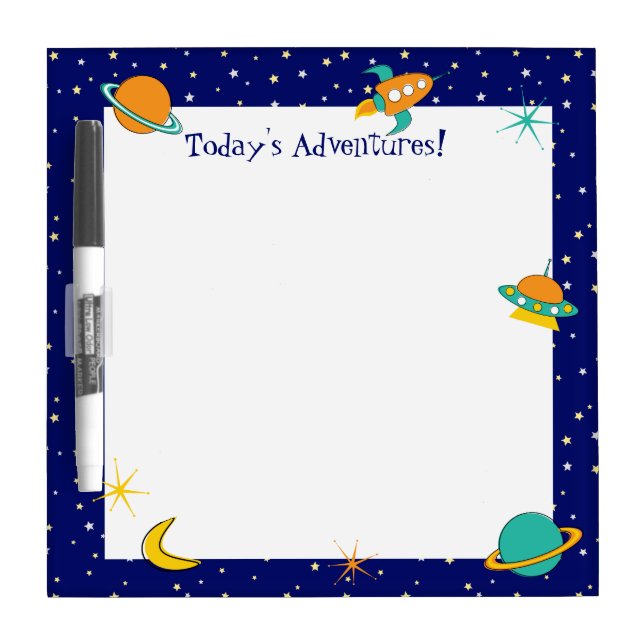 Ace of Space Small Dry Erase Board (Front)
