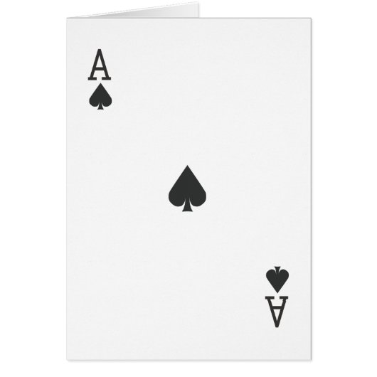 Ace of Spade Cards (Front)