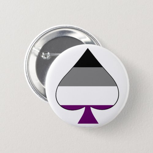 Ace of Spades _ Asexual pride pin
