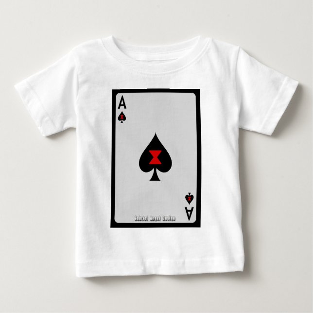 Ace of Spades Baby T-Shirt (Front)