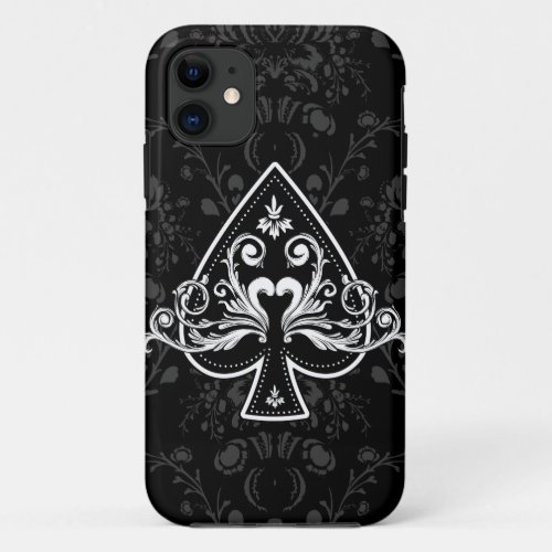 Ace of Spades Black iPhone5 case