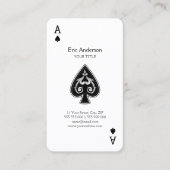 Ace Of Spades business card | Zazzle