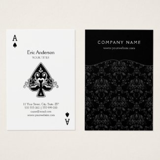 Ace Of Spades Business Card