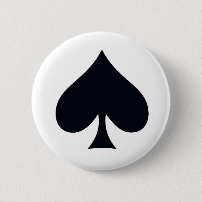 Ace of Spades Button (Front)