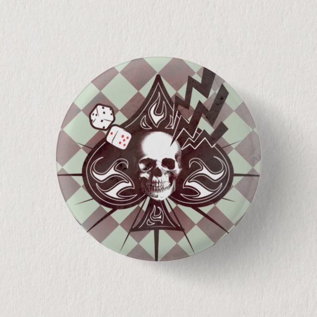 Ace of Spades Button (Front)