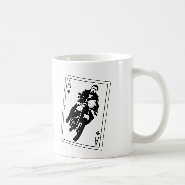 Ace of Spades Cafe Racer Coffee Mug (Right)