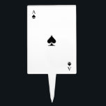 Ace of Spades Cake Topper<br><div class="desc">Search "wowsmiley" for more products like this one.</div>