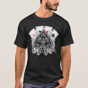 Ace Of Spades   Card Deck Design T-Shirt