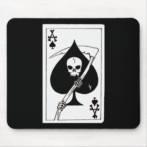 Ace Of Spades Card Of Death Mousepad