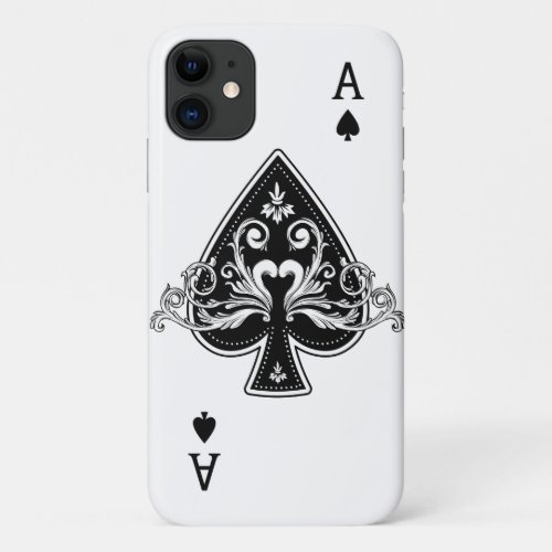 Ace of Spades iPhone 11 Case