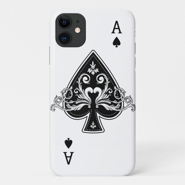 Ace of Spades Case-Mate iPhone Case (Back)