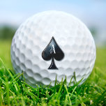Ace Of Spades Casino Deck Of Playing Cards Golf Balls at Zazzle