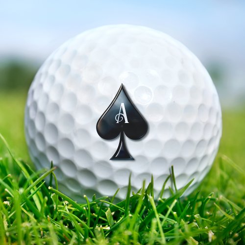 Ace of Spades Casino Deck of Playing Cards Golf Balls