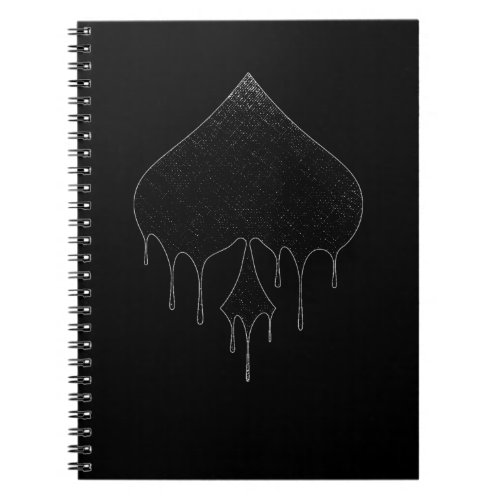 Ace of Spades Casino Poker Card Playing Notebook