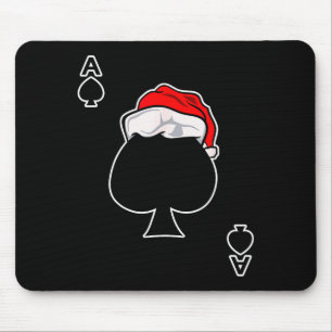 Ace Of Spades Christmas Gift Playing & Deck Of Mouse Pad
